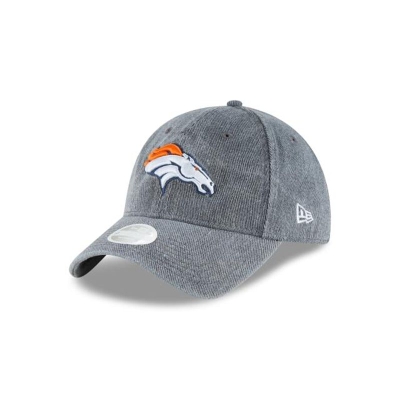 Denver Broncos Gorra | New Era NFL Faded Denim 9twenty Adjustable Cap Mexico - Grises